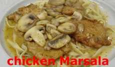 Chicken Marsala